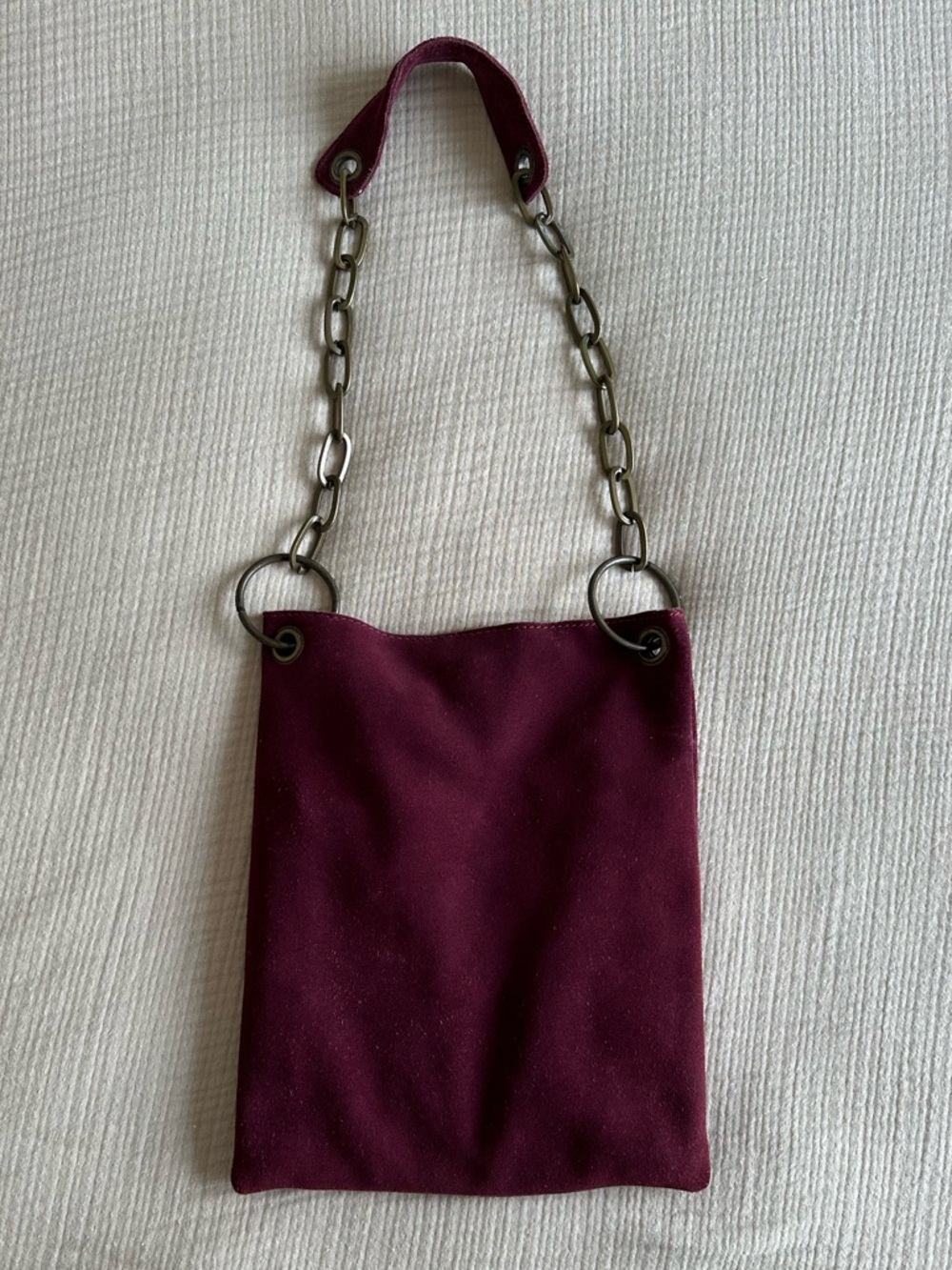 Free People Suede Chain Shoulder Bag